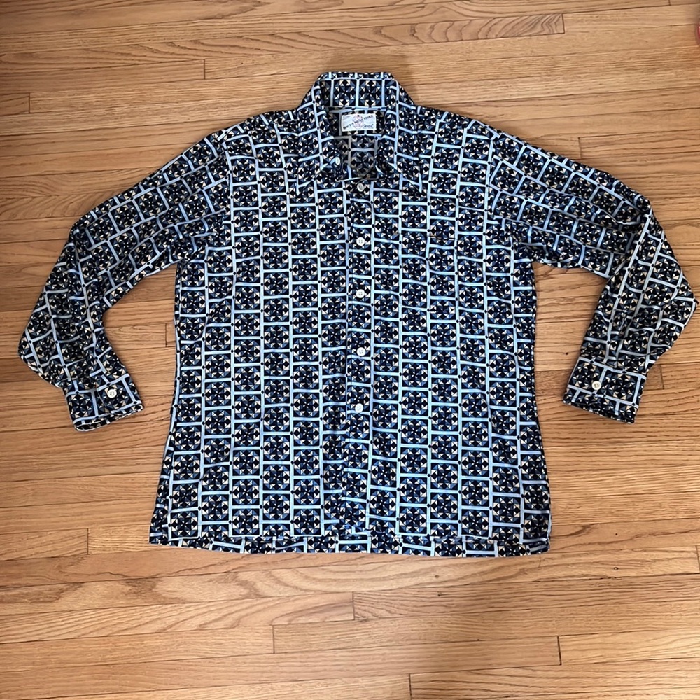 Authentic Vintage Blue 70s Shirt